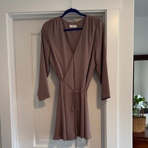 Babaton Brown Mini Dress